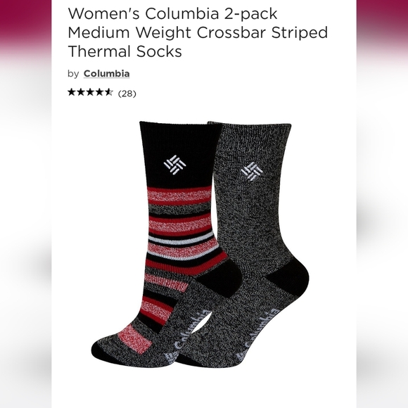 Columbia Women's Thermal Socks 2pk NEW - Picture 5 of 5